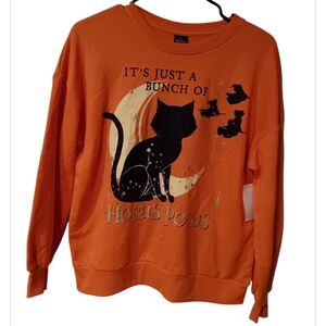 Disney It’s Just A Bunch Of Hocus Pocus Girls Sz XL Orange Halloween